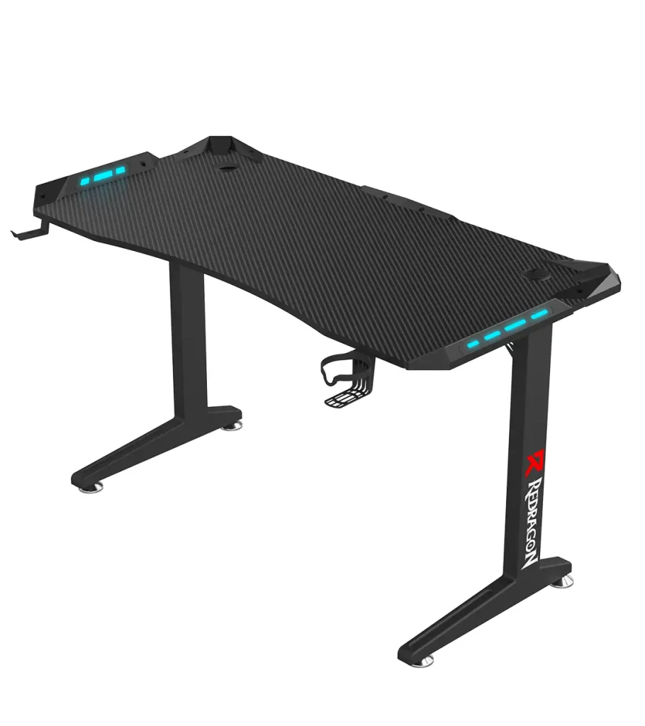 میز گیمینگ ردراگون GD-3101BK 140cm LED