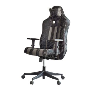 صندلی گیمینگ بامو طرح چریکی مدل G2021 طوسی