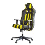 صندلی گیمینگ بامو طرح چریکی مدل G2021 زرد