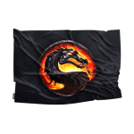 پرچم مورتال کمبت Mortal Kombat Logo