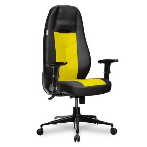 صندلی گیمینگ نوین سیستم مدل 690 زرد