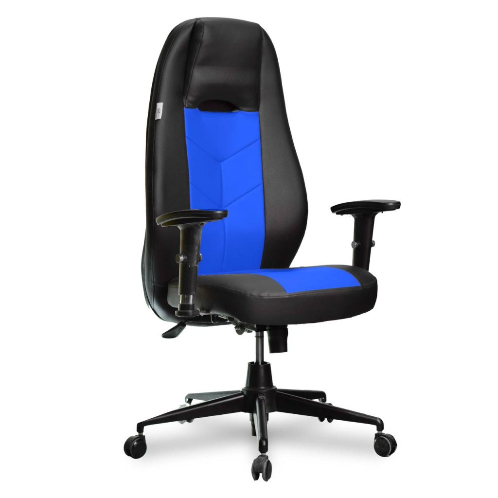 صندلی گیمینگ نوین سیستم مدل 690 آبی