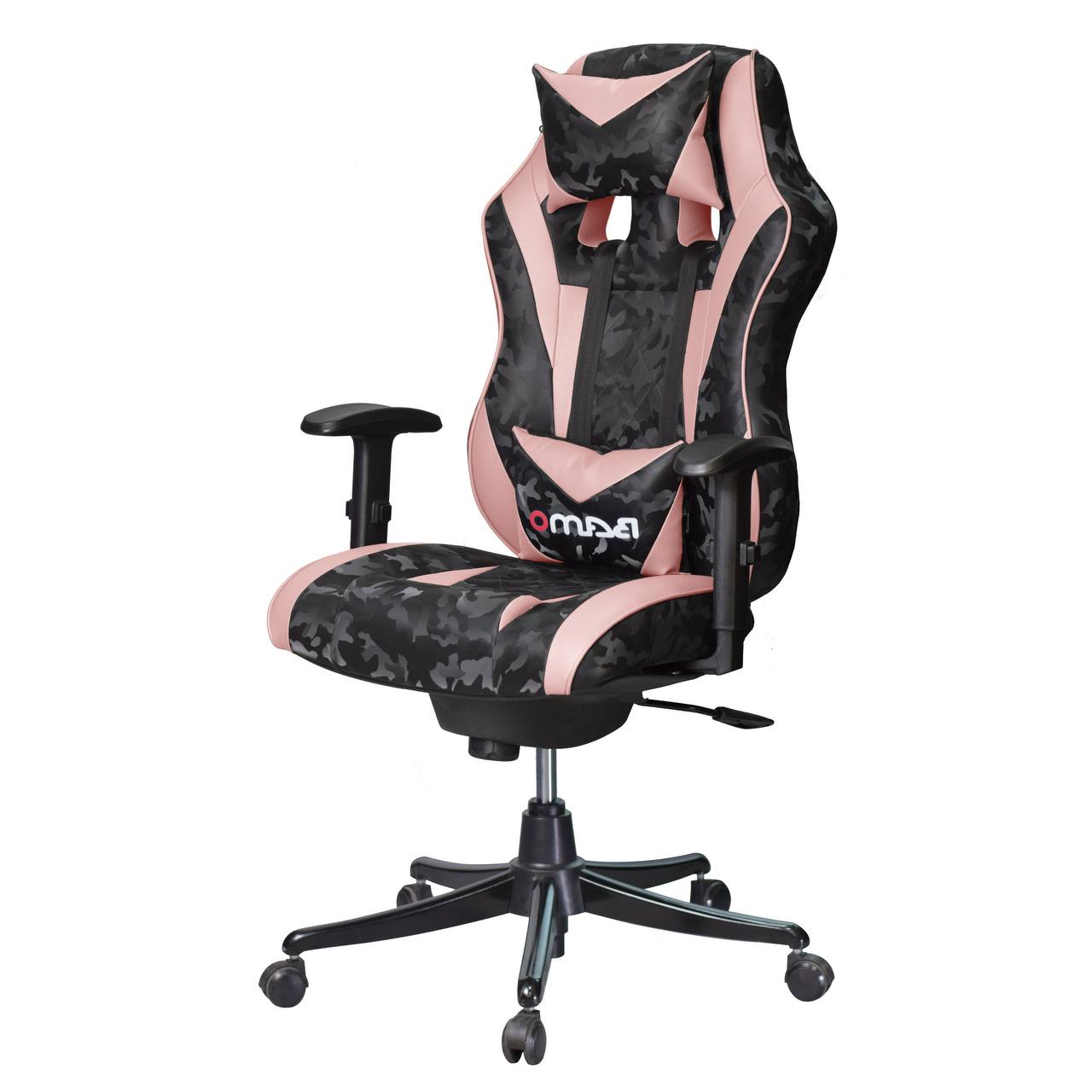 صندلی گیمینگ بامو طرح چریکی مدل G2020 طوسی