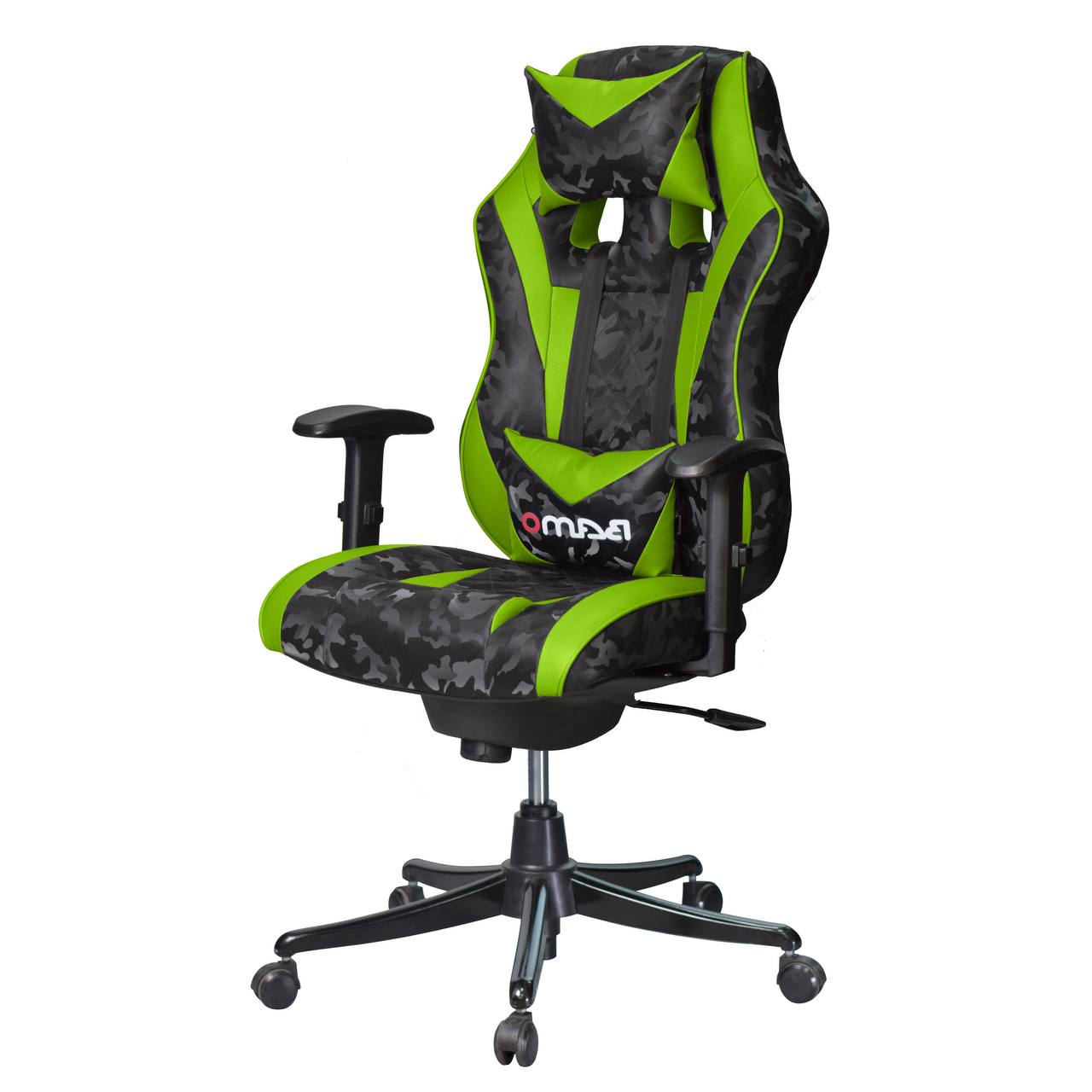 صندلی گیمینگ بامو طرح چریکی مدل G2020 سبز