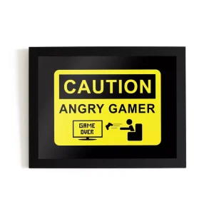 تابلو قاب گیمر عصبانی Angry Gamer