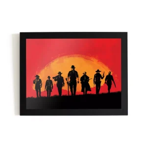 تابلو قاب رد دد ریدمپشن Red dead redemption