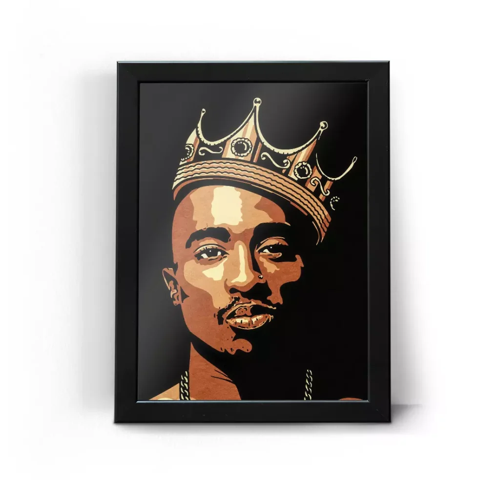 تابلو قاب توپاک Tupac Shakur