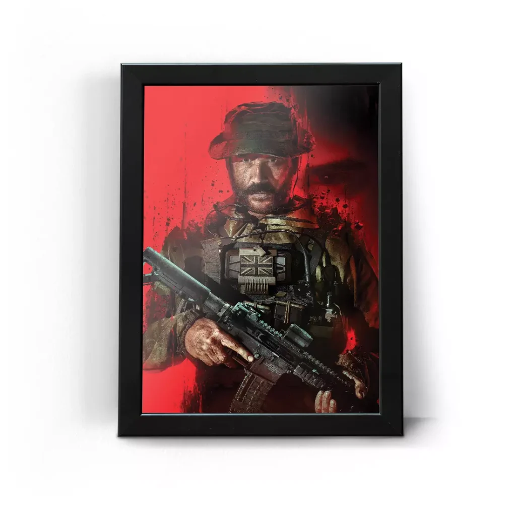 تابلو قاب کال آف دیوتی Call of Duty Captain Price
